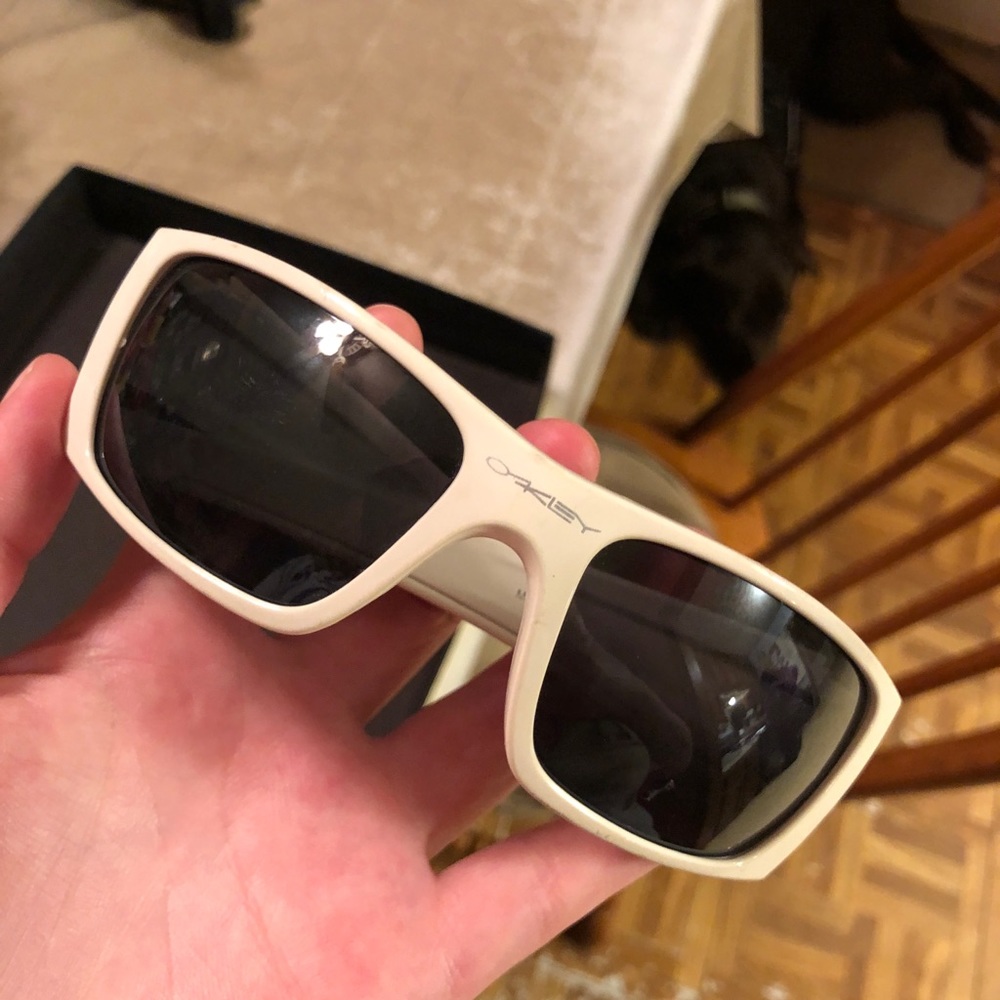 White Oakley Sunglasses